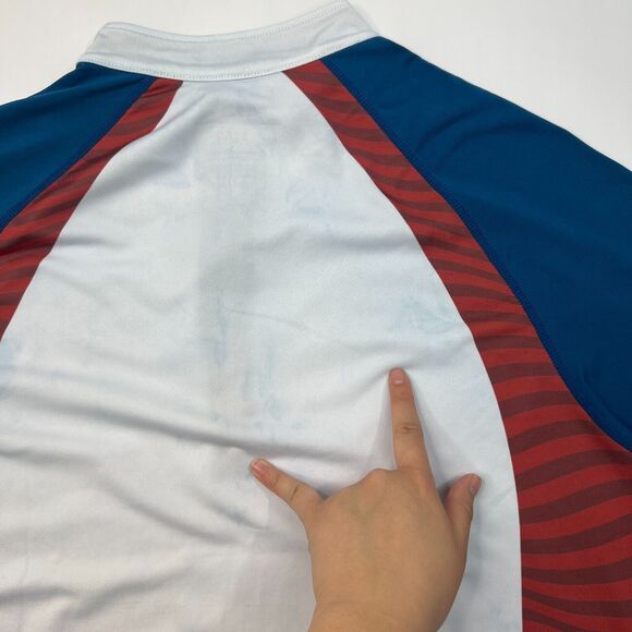 Wonder Woman Run Series Shirt Women L Large Off White 1/4 Zip Training Top *READ - Picture 11 of 14